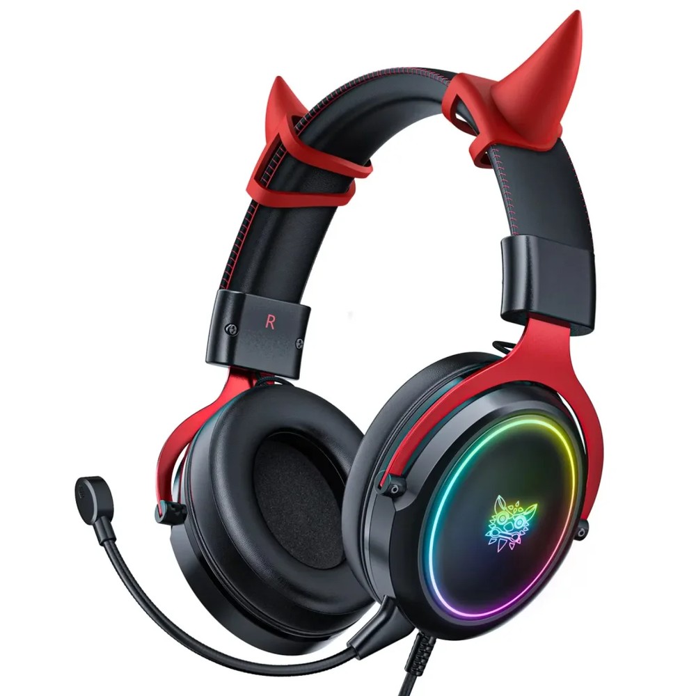هدست گیمینگ اونیکوما مدل Onikuma X10 Devil /مشکی-قرمز