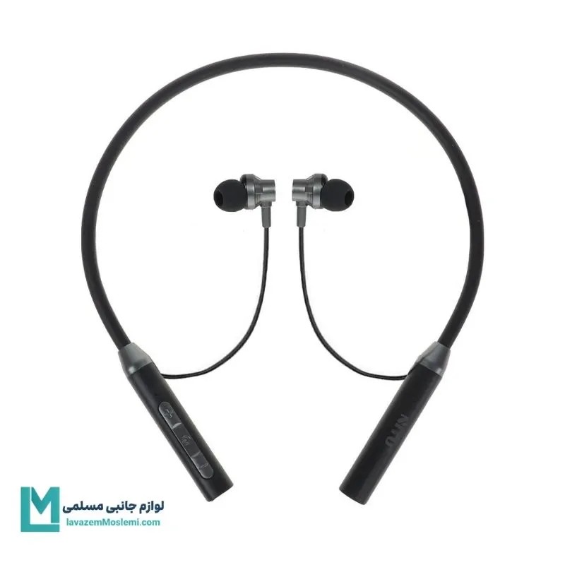 هندزفری گردنی NITU مدل NITU-13 – مشکی کد EV1051 | لوازم جانبی مسلمی
