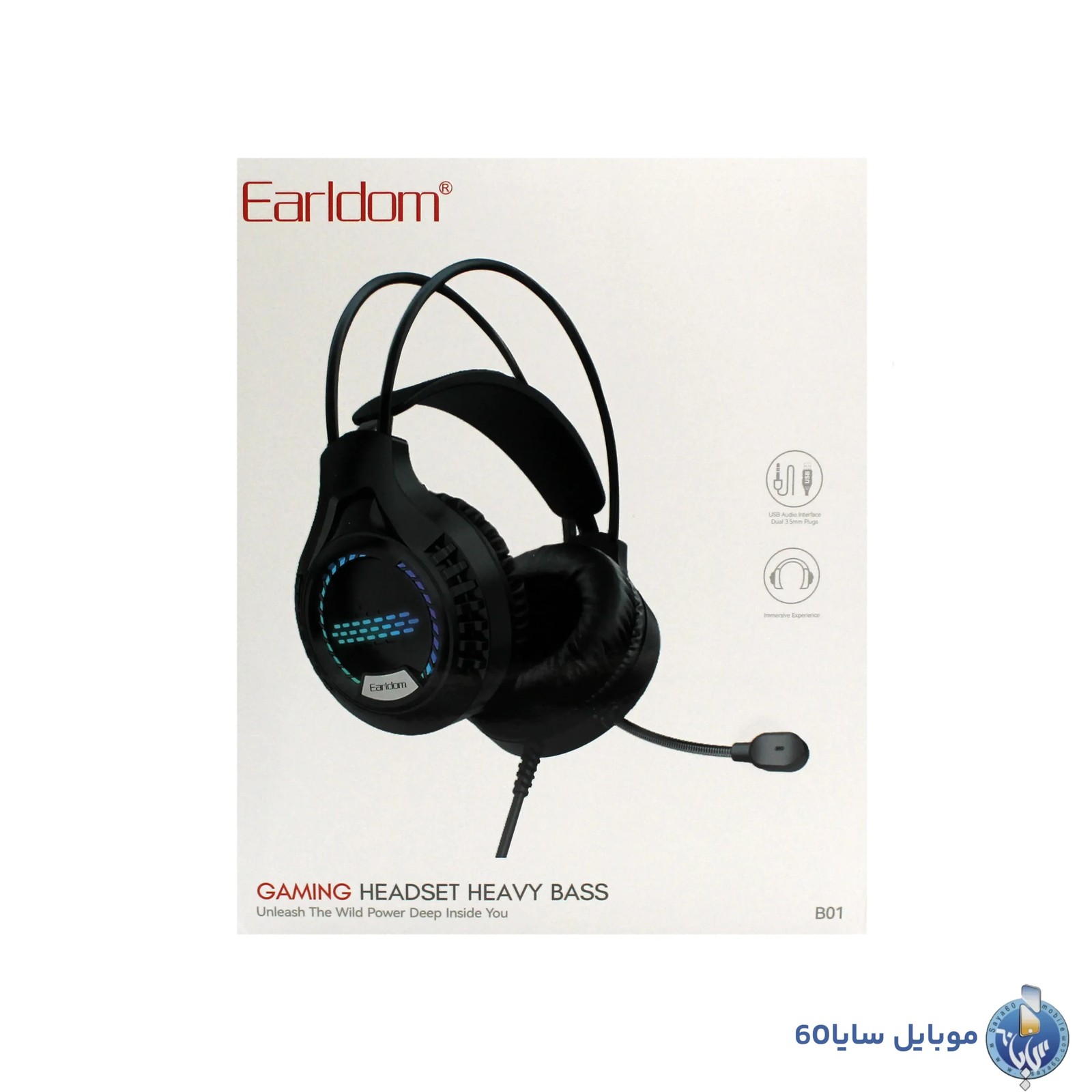 هدست گیمینک ارلدام مدل B-01 RGB میکرفون دار