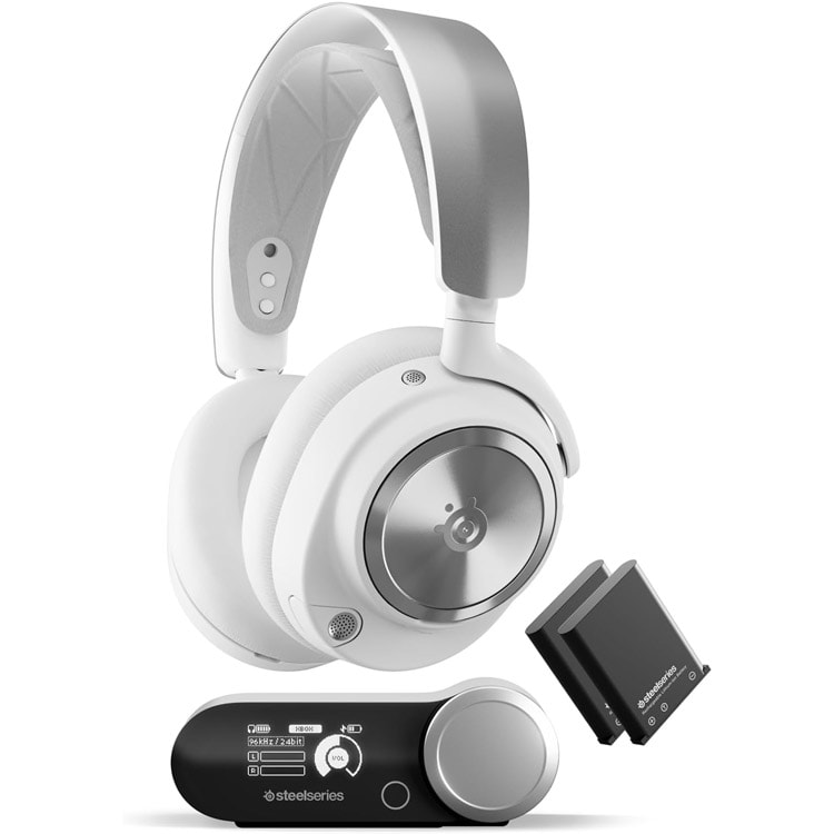 هدست بی‌سیم SteelSeries Arctis Nova Pro - سفید