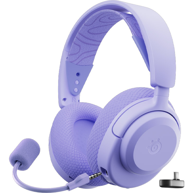 هدست SteelSeries Arctis Nova 3X - بی‌سیم - بنفش