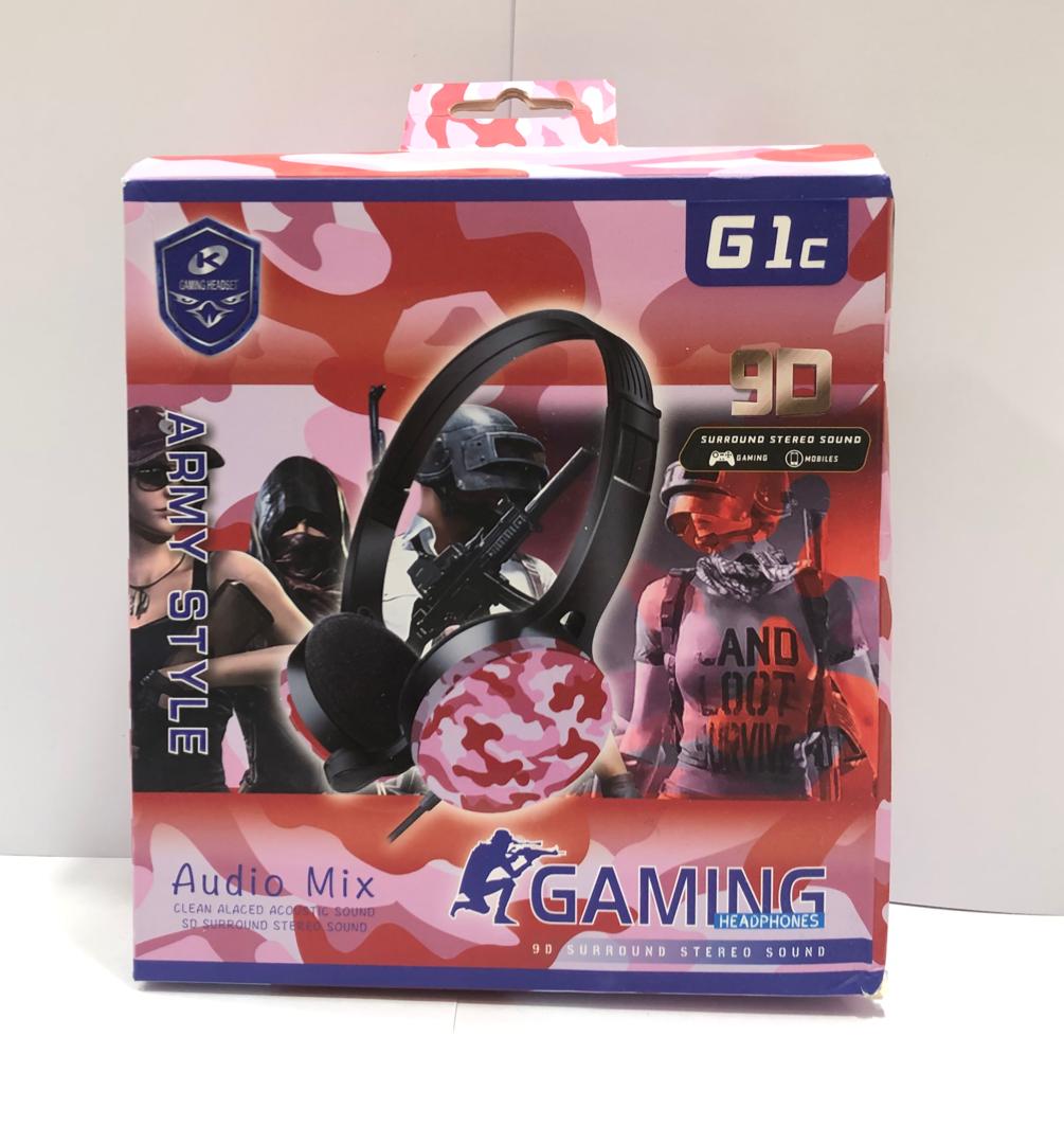هدست سیم دار گیم Headphones Gaming مدل G1c