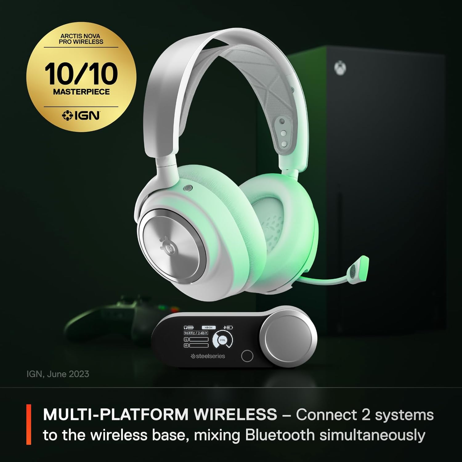 هدست گیمینگ استیل سریز SteelSeries Arctis Nova Pro Wireless Xbox/Pc White
