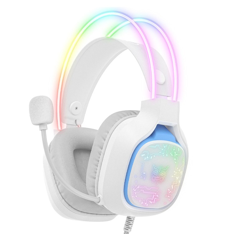 Onikuma X22 RGB Gaming Headset – White