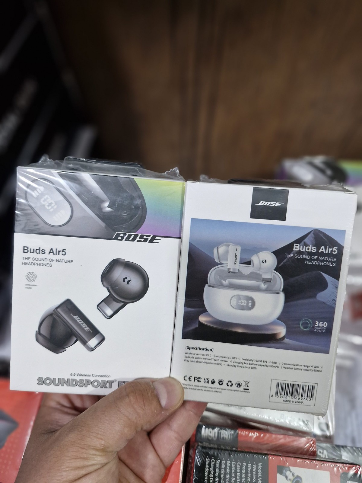 ایرپاد buds air5 پک سفید