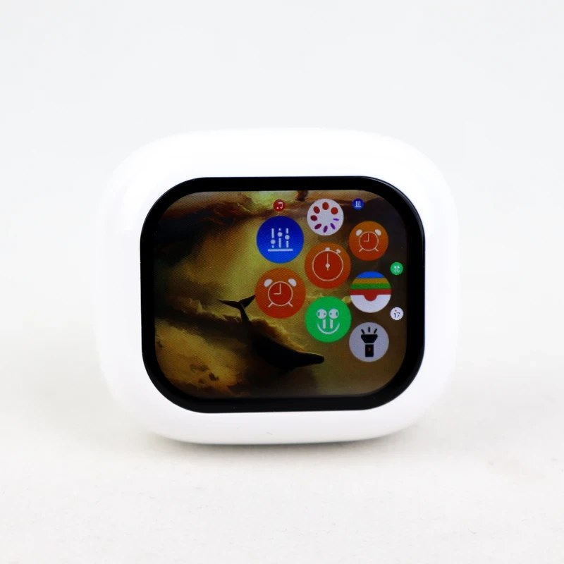 هدفون بیسیم بلوتوثی ویزمی (WISME) مدل WT-7 LCD Touch ANC با نمایشگر لمسی و کیس شارژ هوشمند