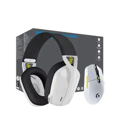 هدست گیمینگ Logitech G435 SE White به همراه ماوس گیمینگ Logitech G304 SE White Combo