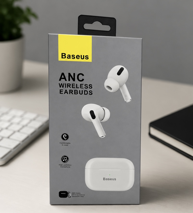 هندزفری بی‌سیم Baseus ANC Wireless Earbuds