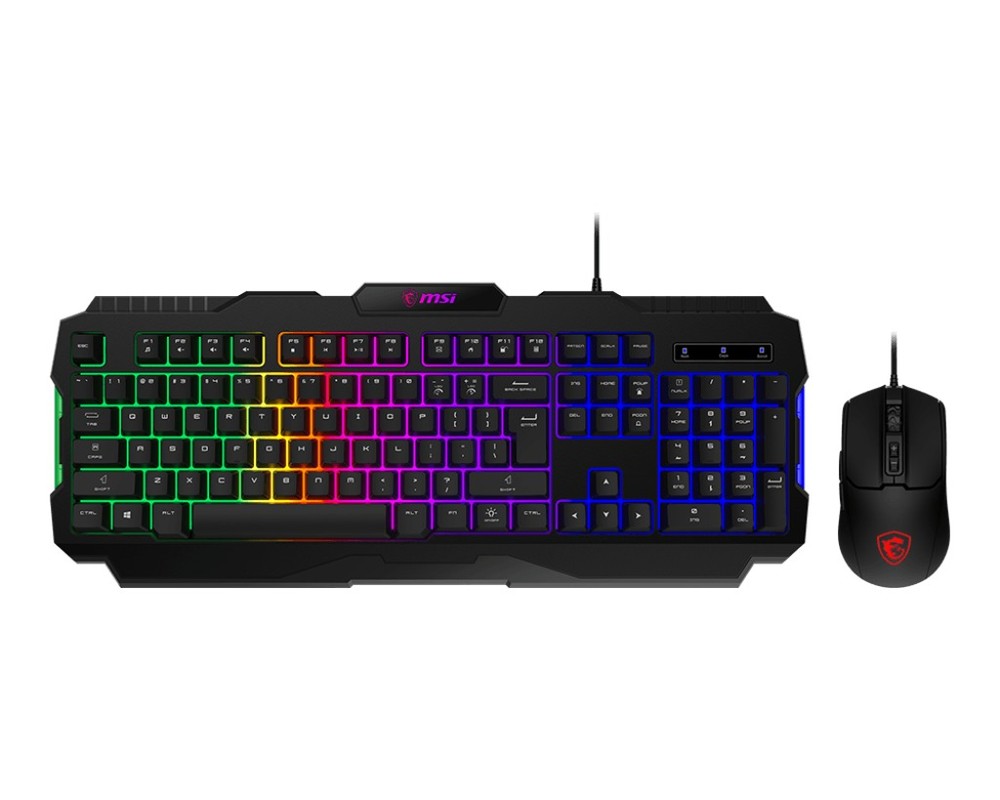 باندل کیبورد و ماوس گیمینگ ام اس آی MSI Forge GK100 Combo