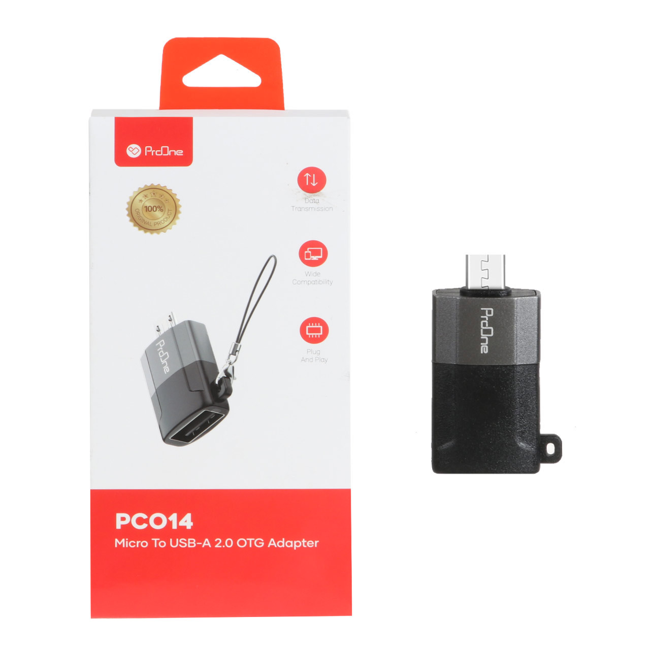 تبدیل OTG پرو وان USB به Micro USB مدل PCO14 OTG Pro One USB to Micro USB Converter PCO14