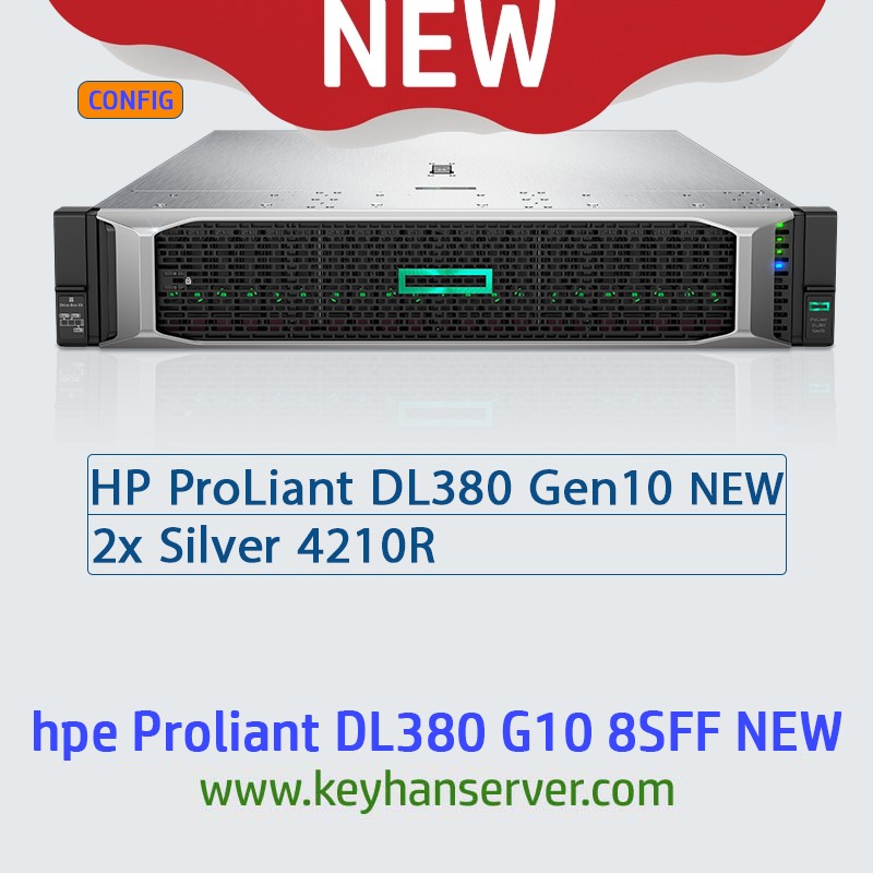 سرور hp کانفیگ شده HP DL380 G10