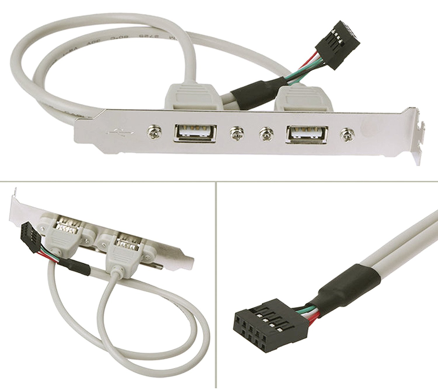 پورت USB 2.0 پشت کیس (پنل USB 2.0 دو پورت)