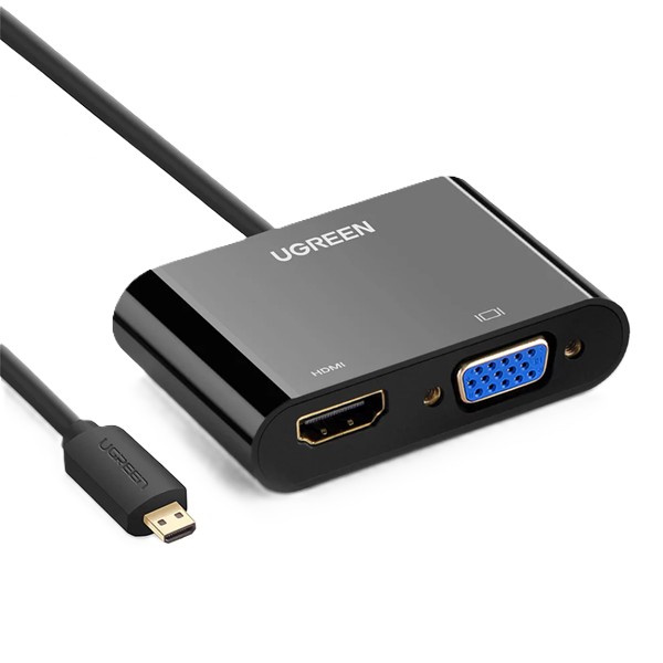 مبدل micro HDMI به VGA/HDMI یوگرین مدل MM115 کد 30355