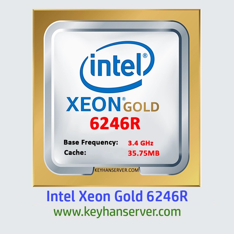 سی پی یو سرور Intel Xeon Gold 6246R Processor