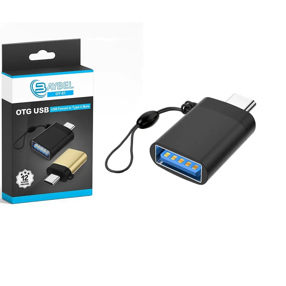 تبدیل USB به TYPEC OTG بای بل مدل BAYBEL OT-01