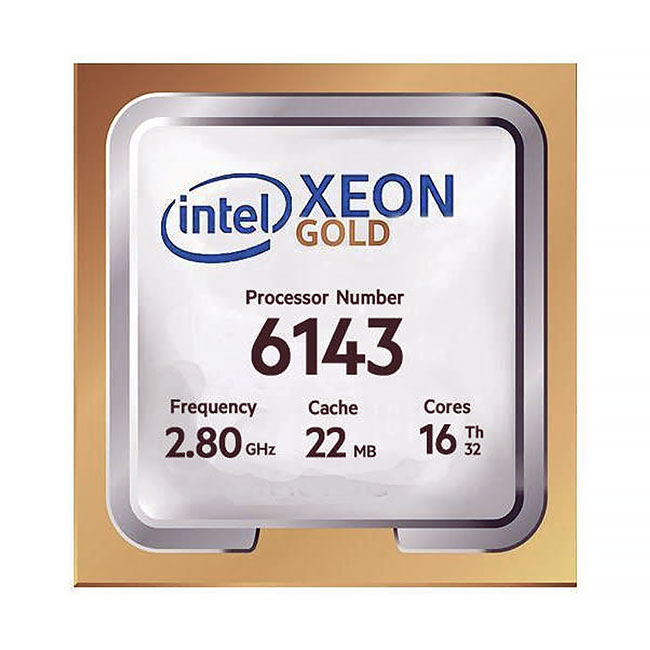CPU مدل Xeon Gold 6143 برند Intel