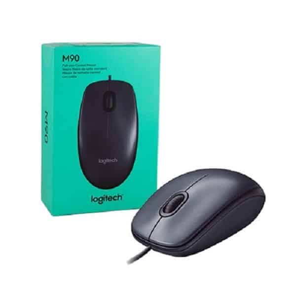 موس سیمی لاجیتک مدل M90 Logitech Optical USB Mouse M90