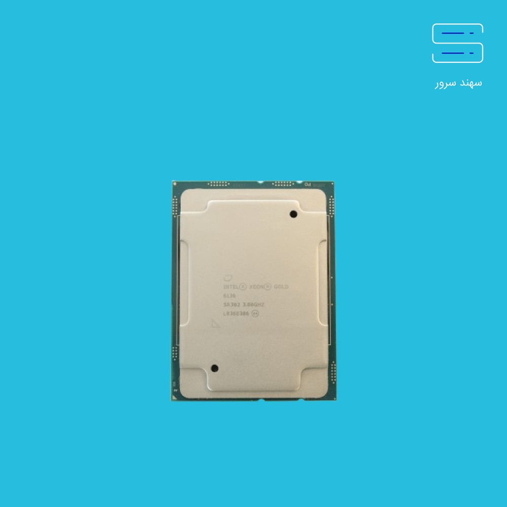 سی پی یو سرور Intel Xeon Gold 6136 Processor