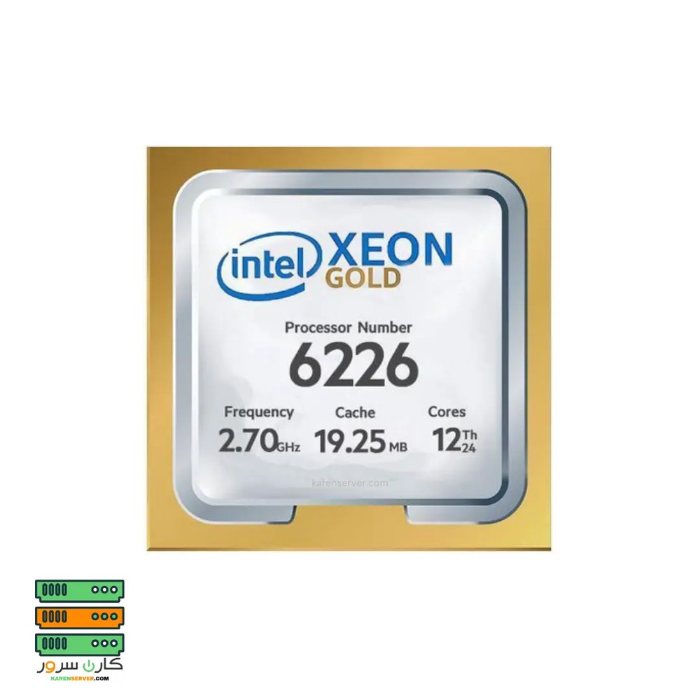 سی پی یو سرور Intel Xeon Gold 6226 Processor