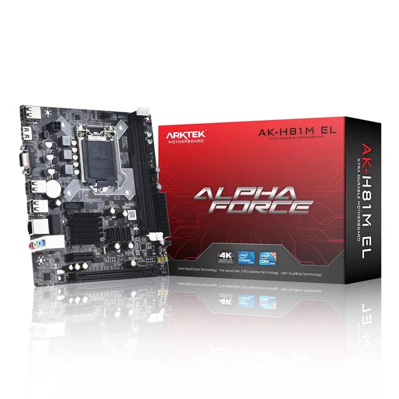 باندل شماره 4 H81M-EL+CPU i3 4170+8GB RAM