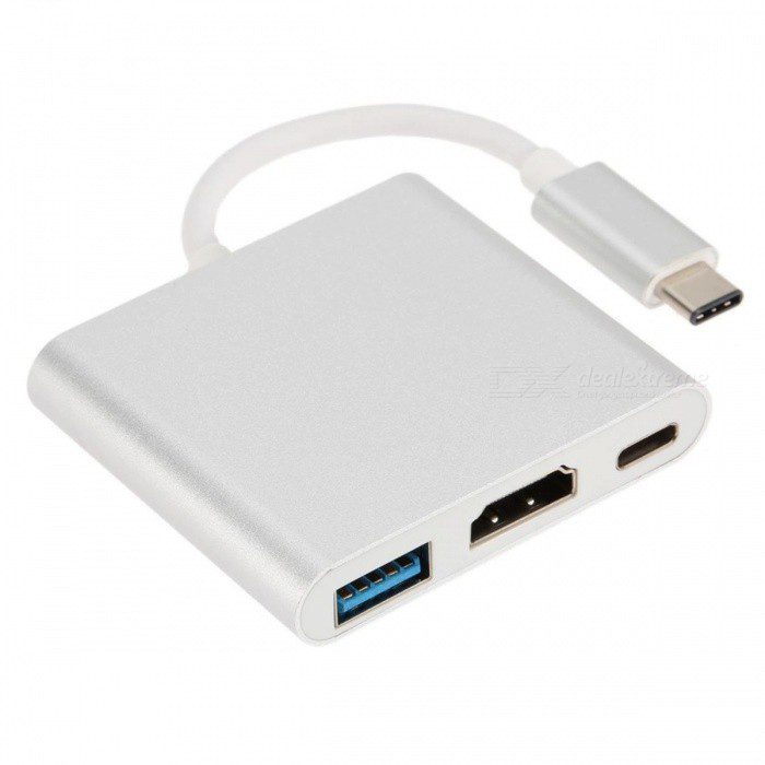 تبدیل Type-C به HDMI و USB-A مدل MN با قابلیت PD