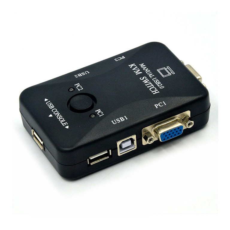 KVM USB دو پورت- دستی کایزر