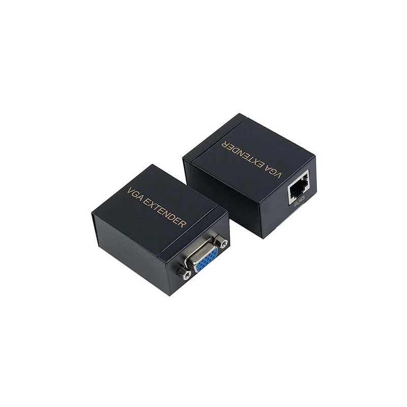 افزایش طول VGA بر روی کابل شبکه تا 60 متر وی نت مدل V-EXVGA060