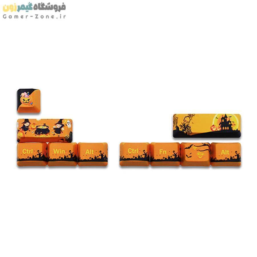 کیکپ طرح Halloween کیبورد مکانیکال PBT Halloween Keycap for Mechanical Keyboards