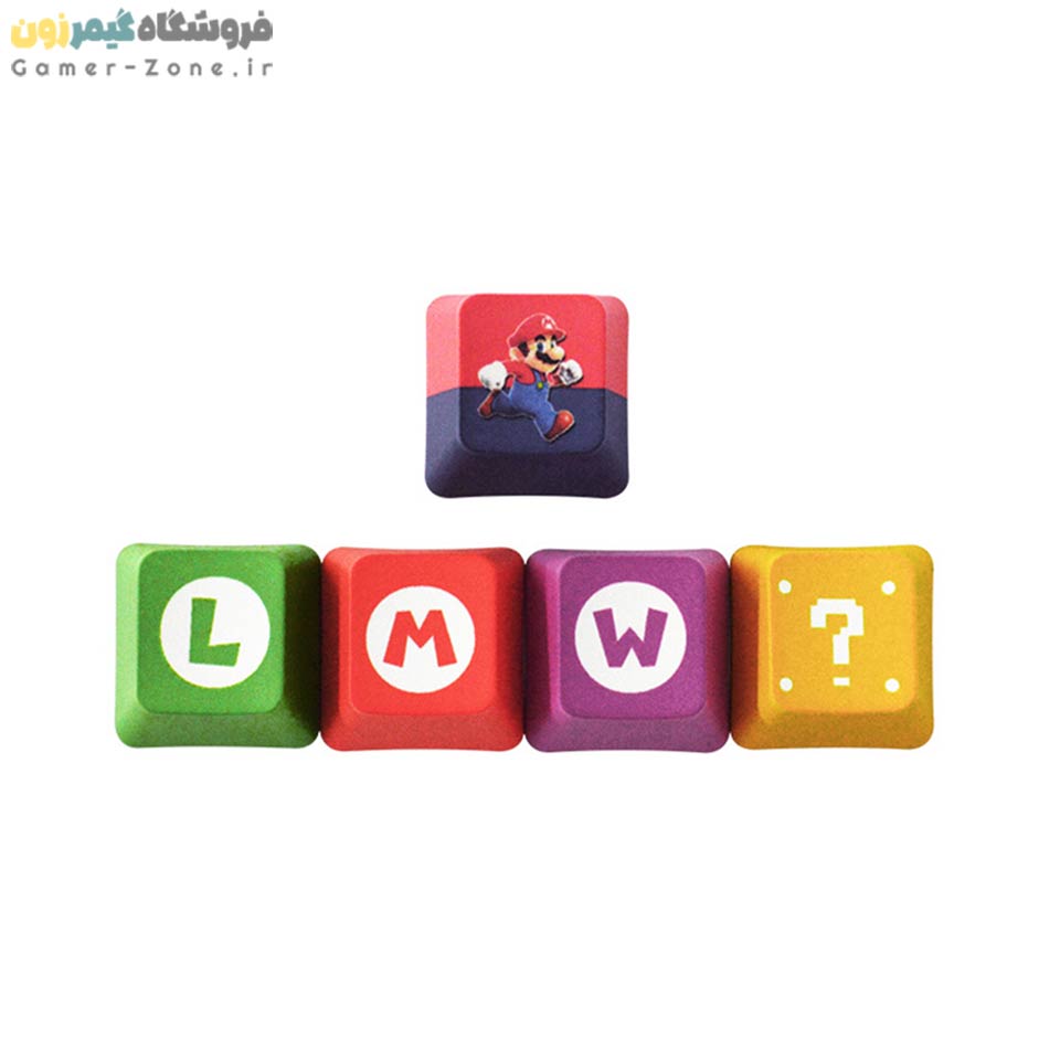 کیکپ طرح Super Mario کیبورد مکانیکال Super Mario PBT Keycap for Mechanical Keyboards