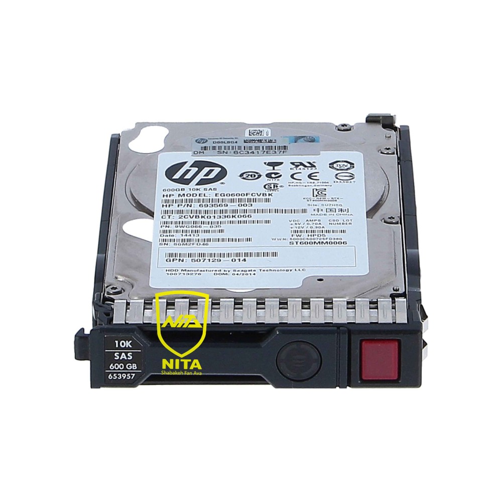 HDD 600GB 12G SAS 10K - نیتا شبکه