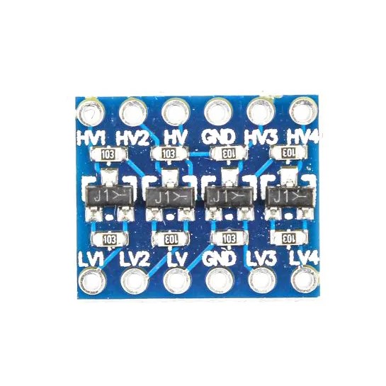 مبدل منطقی 5 به 3.3 ولت لاجیک کانورتر Logic Level Converter 5V to 3.3V مدل 4 کانال