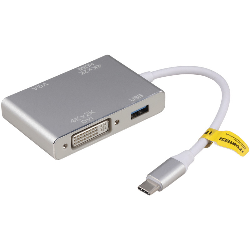 مبدل تایپ سی به HDMI/VGA/DVI/USB آیفورتک