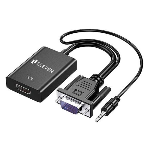 مبدل VGA به HDMI الون مدل CV1000 با خروجی صدا - Eleven CV1000 VGA to HDMI Converter with Audio Output