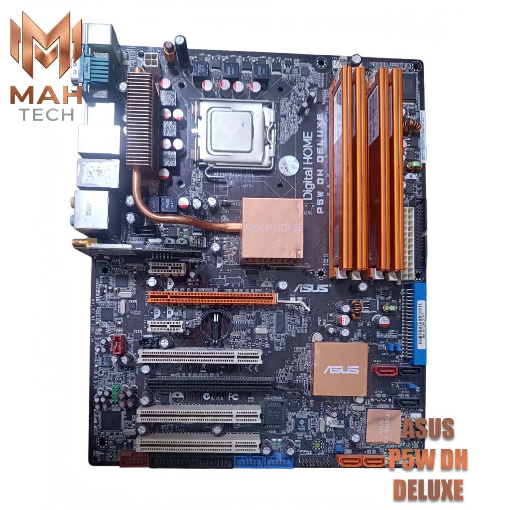 باندل کامل ASUS P5W DH Deluxe + پردازنده Intel Core 2 Duo E6550 + 8 گیگ رم GeIL (4x2GB)