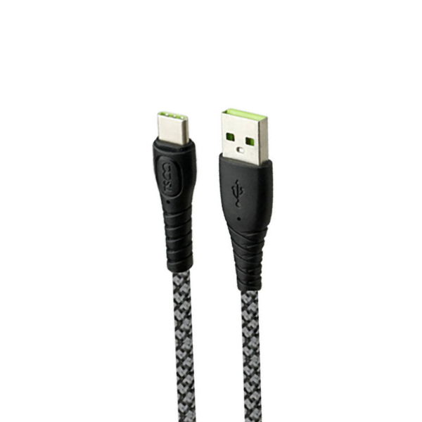 کابل تبدیل USB به تایپ سی تسکو (TSCO) مدل TC C206 طول 1 متر
