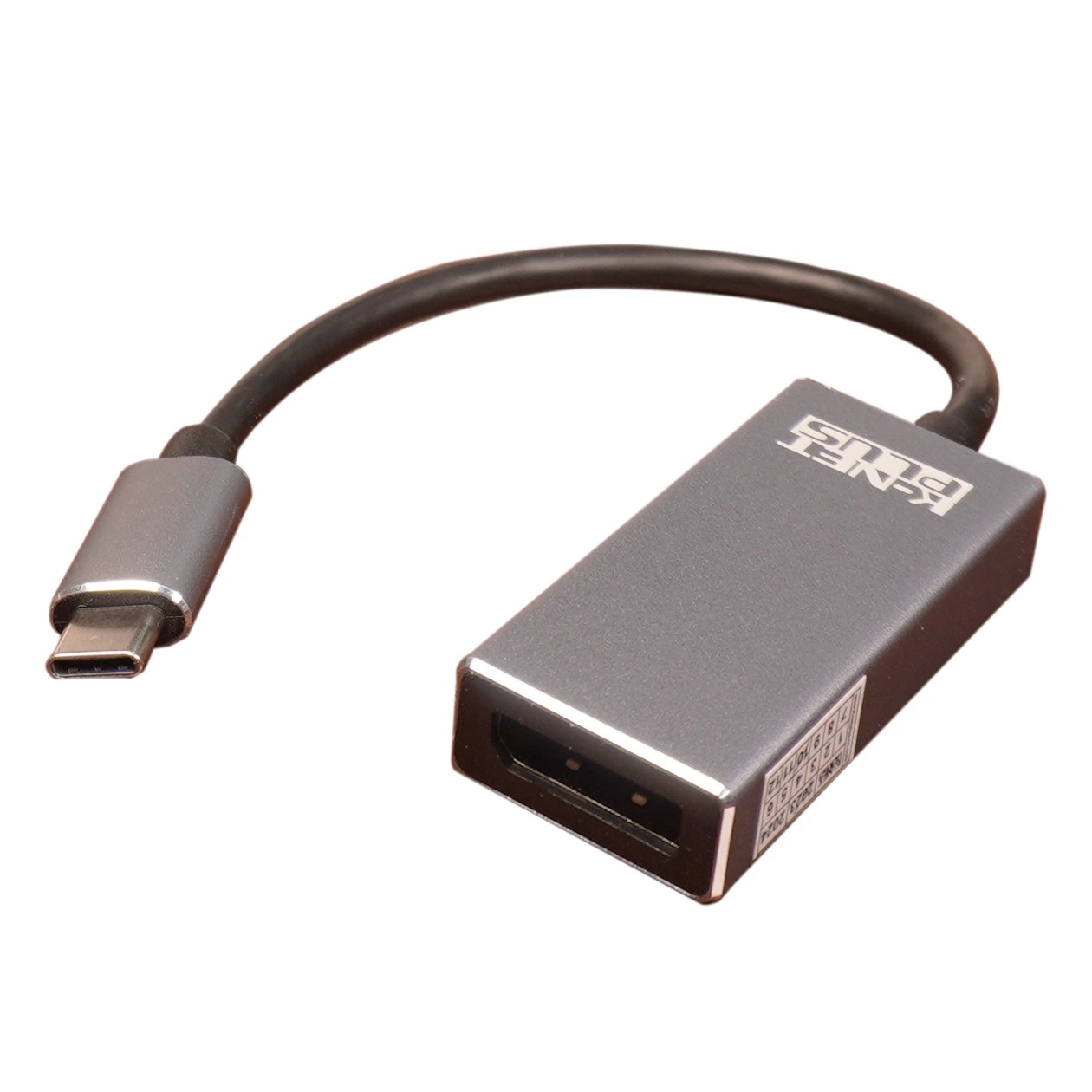 تبدیل Type C به DisplayPort کی نت پلاس مدل KP-DO13 کد KP-COCM2DP02