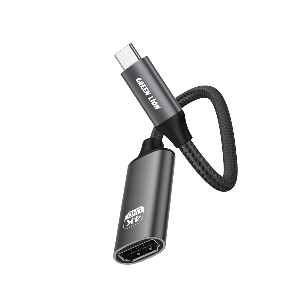 تبدیل اچ‌ دی ام ای به تایپ سی گرین لاین Green Lion 4K USB-C to HDMI Adapter Cable