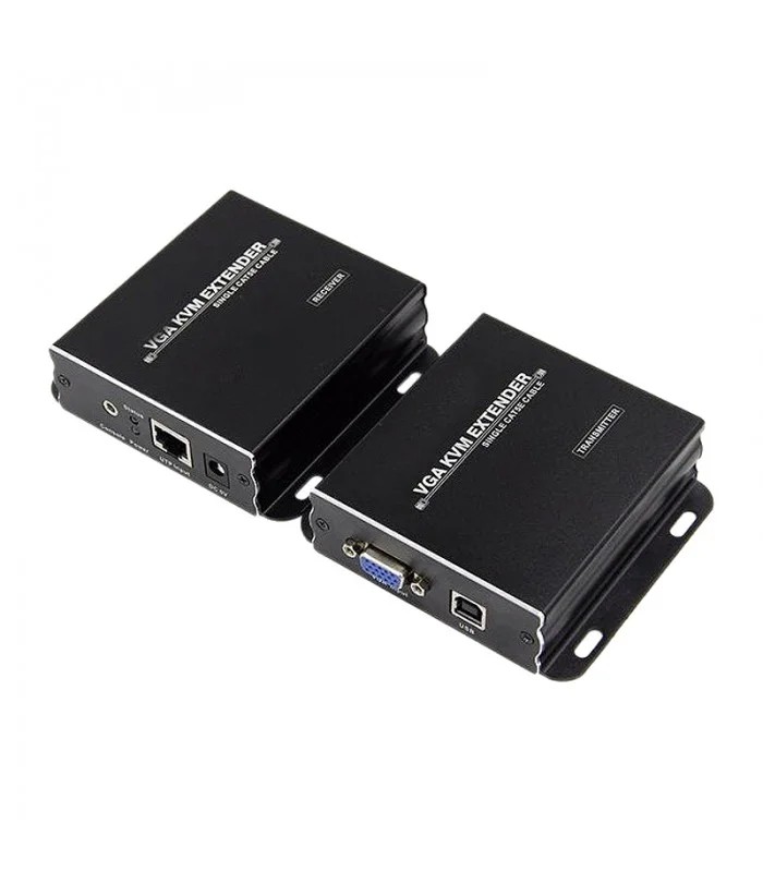 افزایش طول VGA و USB بر روی کابل شبکه تا 300 متر لایمستون مدل LS-VKE300