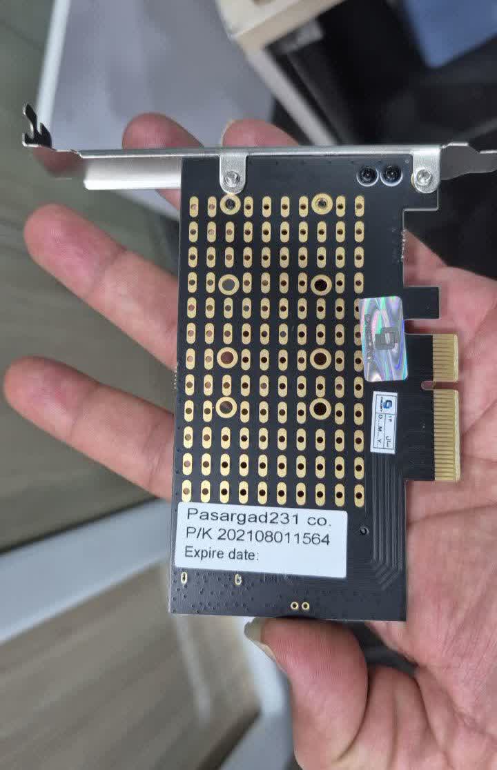 کارت افزایشی PCI EXPRESS به 2 پورت M2