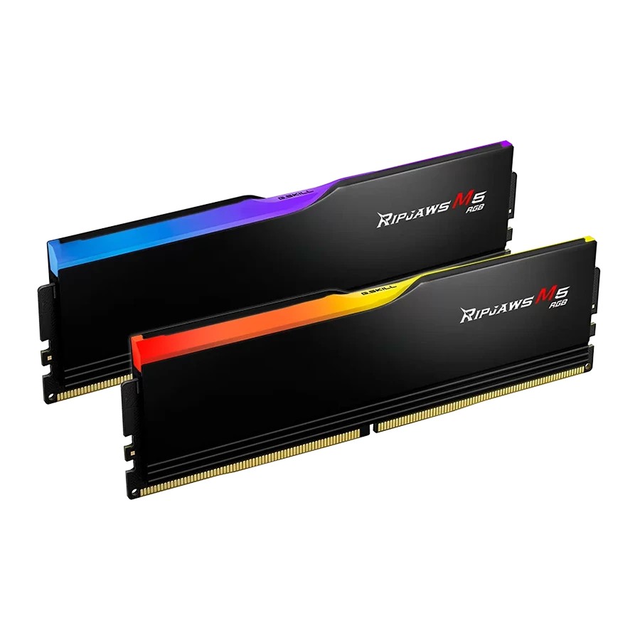 حافظه رم دسکتاپ دو کاناله G-Skill مدل Ripjaws M5 RGB 32GB 6000 Black