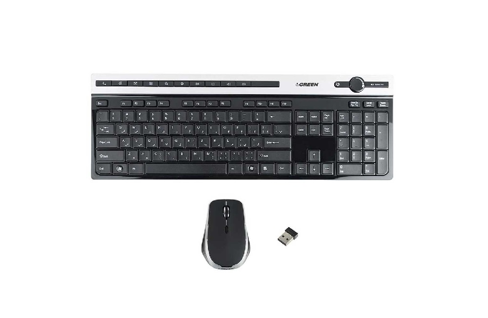 ست موس کیبورد بیسیم گرین Green GKM505W