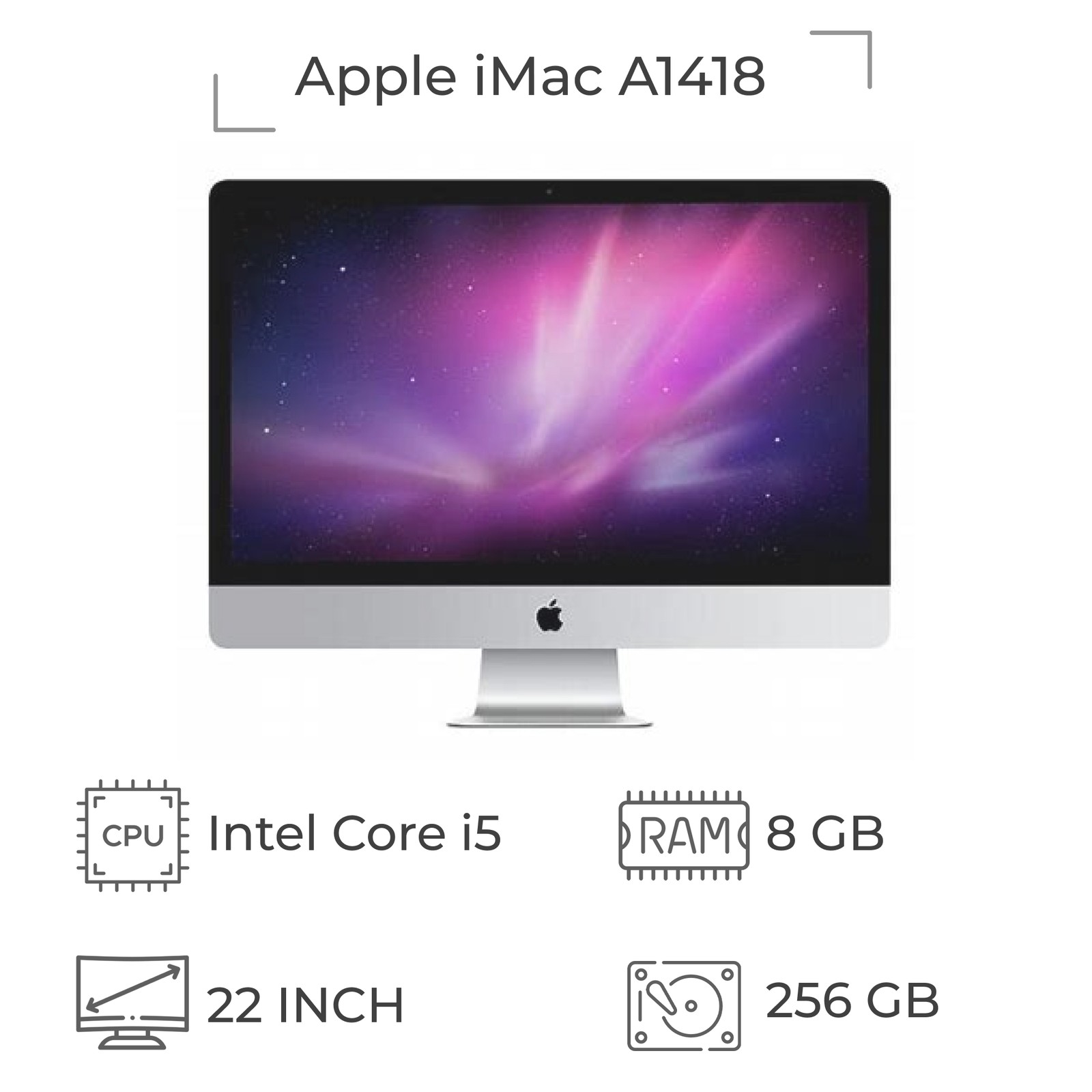 آی مک استوک iMac A1418 پردازنده i5 نسل 3