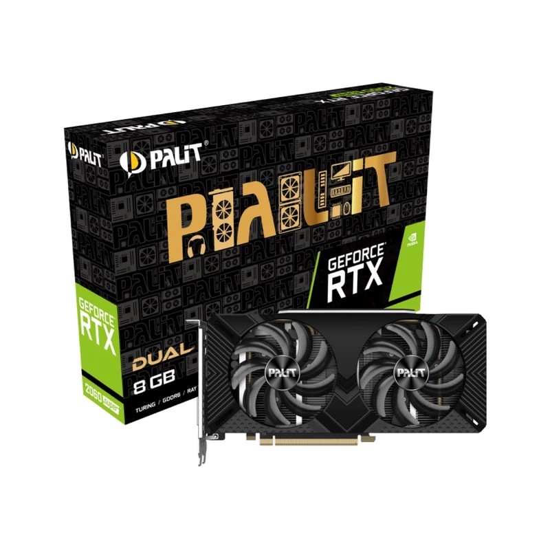 Palit GeForce RTX 2060 Super Dual 8GB Graphics Card Used(استوک)