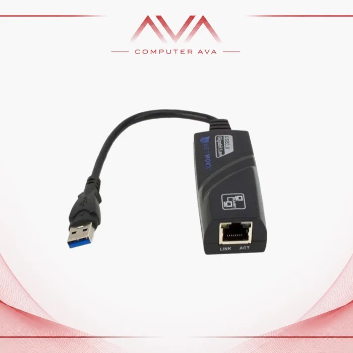 تبدیل LAN به USB3 سرعت 1000MB برند ایکس پی