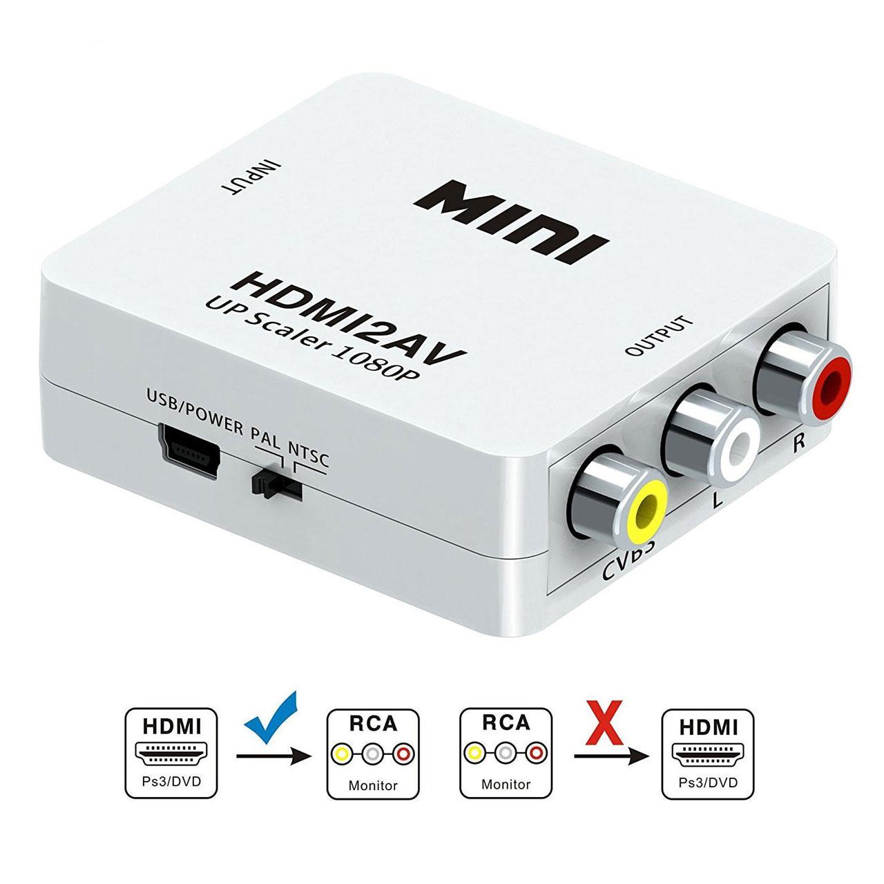 مبدل HDMI به خروجی AV