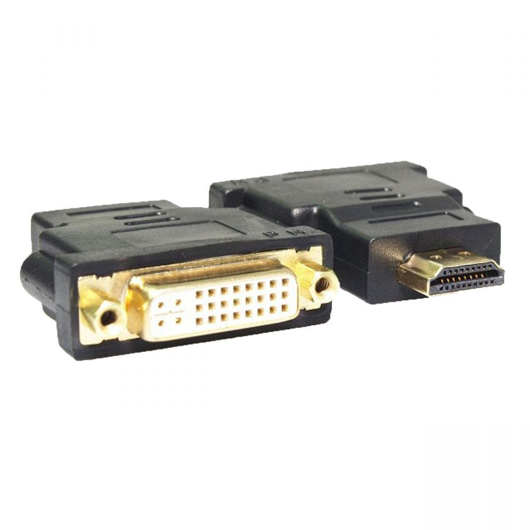 تبدیل یک DVI 24+5 نری به یک HDMI مادگی مدل HDMI TO DVI 24+5
