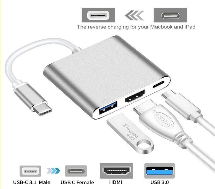 تبدیل TYPE-C TO HDMI/USB3.0 آیفورتک IFORTECH IF-PACK