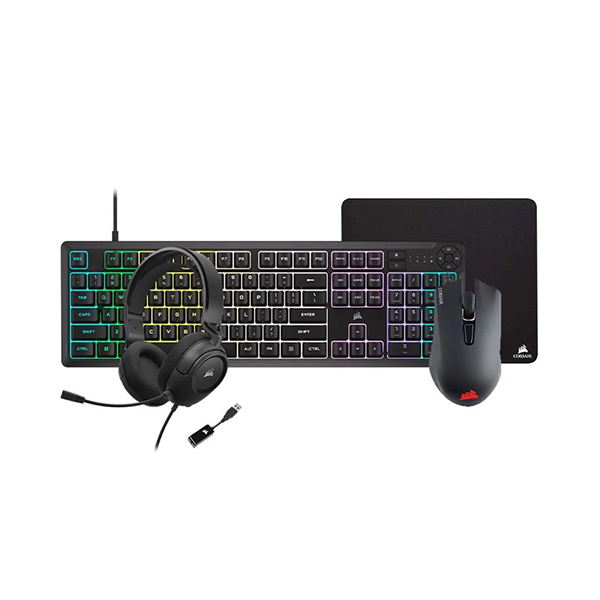 باندل گیمینگ Corsair مدل Corsair 4 in 1 Combo K55