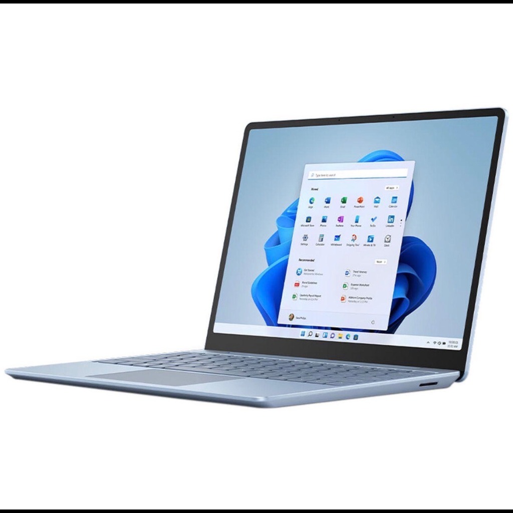 استوک/microsoft surface laptop go1 core i5(10)/ram 8gig/ssd 256 gig/graphic intel black