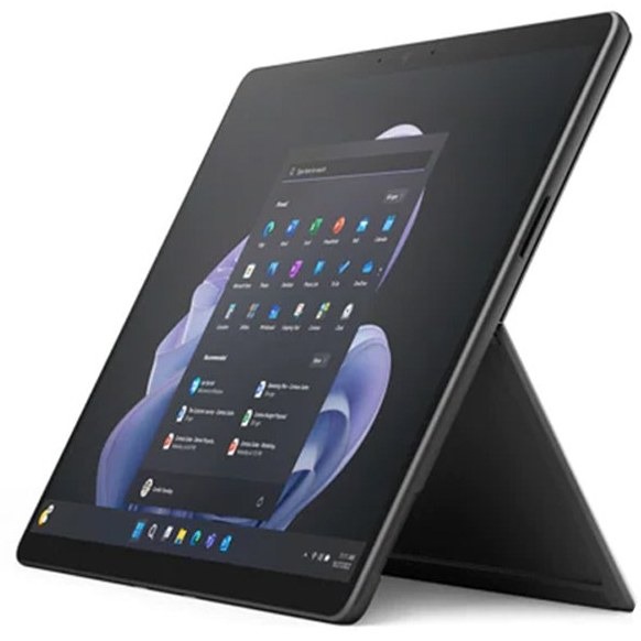 استوک/microsoft surface pro9 core i5(12)/ram 8gig/ssd 256 gig/graphic intel/tablet /Black